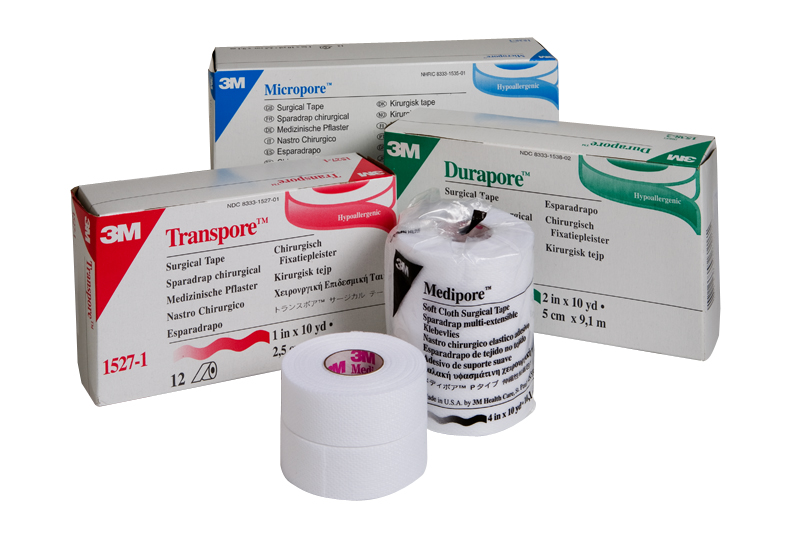TAPE- 3M - CLOTH, PAPER, CLEAR, MEDIPORE AND MORE