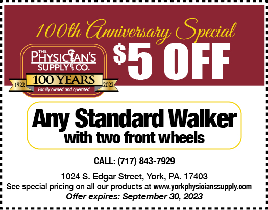 $5 any standard walker