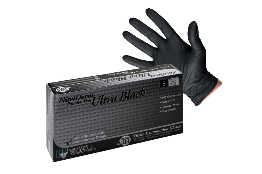Black or Blue Nitrile Gloves