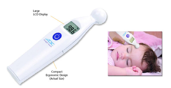  ADTEMP* Temple Touch Ear Thermometer