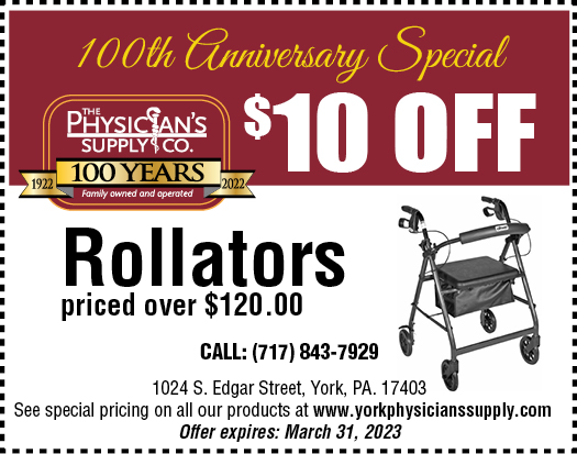 $10 off rollators